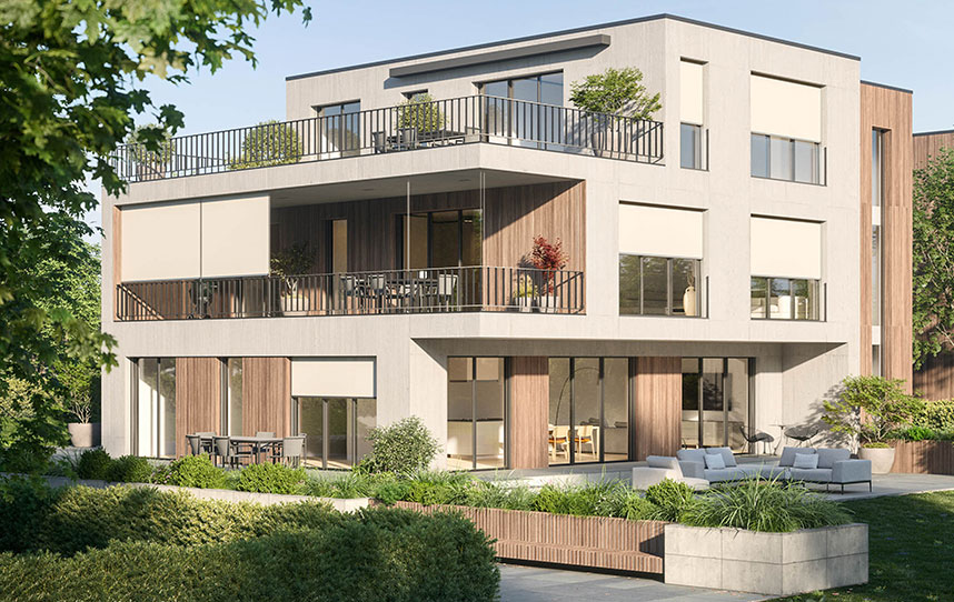 Senkrechtbeschattungen