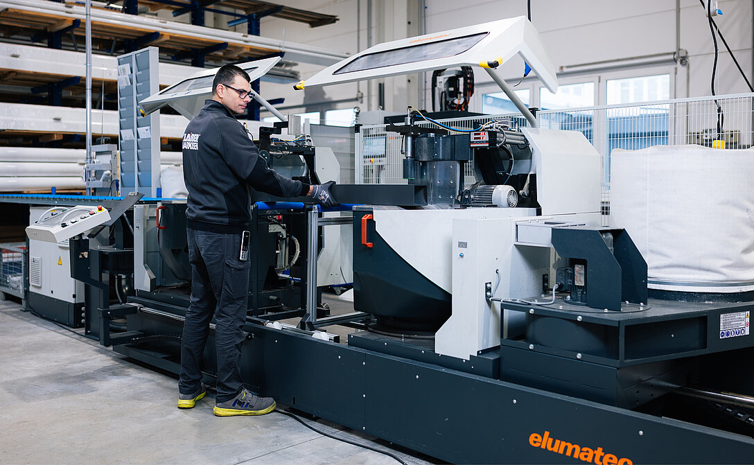 Produktion der Markisen