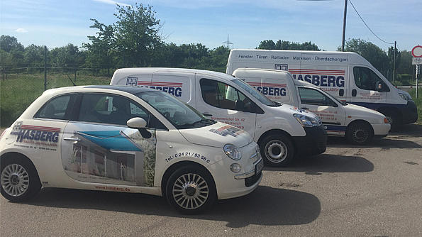Flottenbild KLAIBER Fachpartner Firma Hasberg-Weber