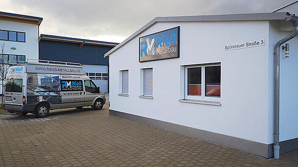 Firmengelände Klaiber Fachpartner Firma Rieß Metallbau