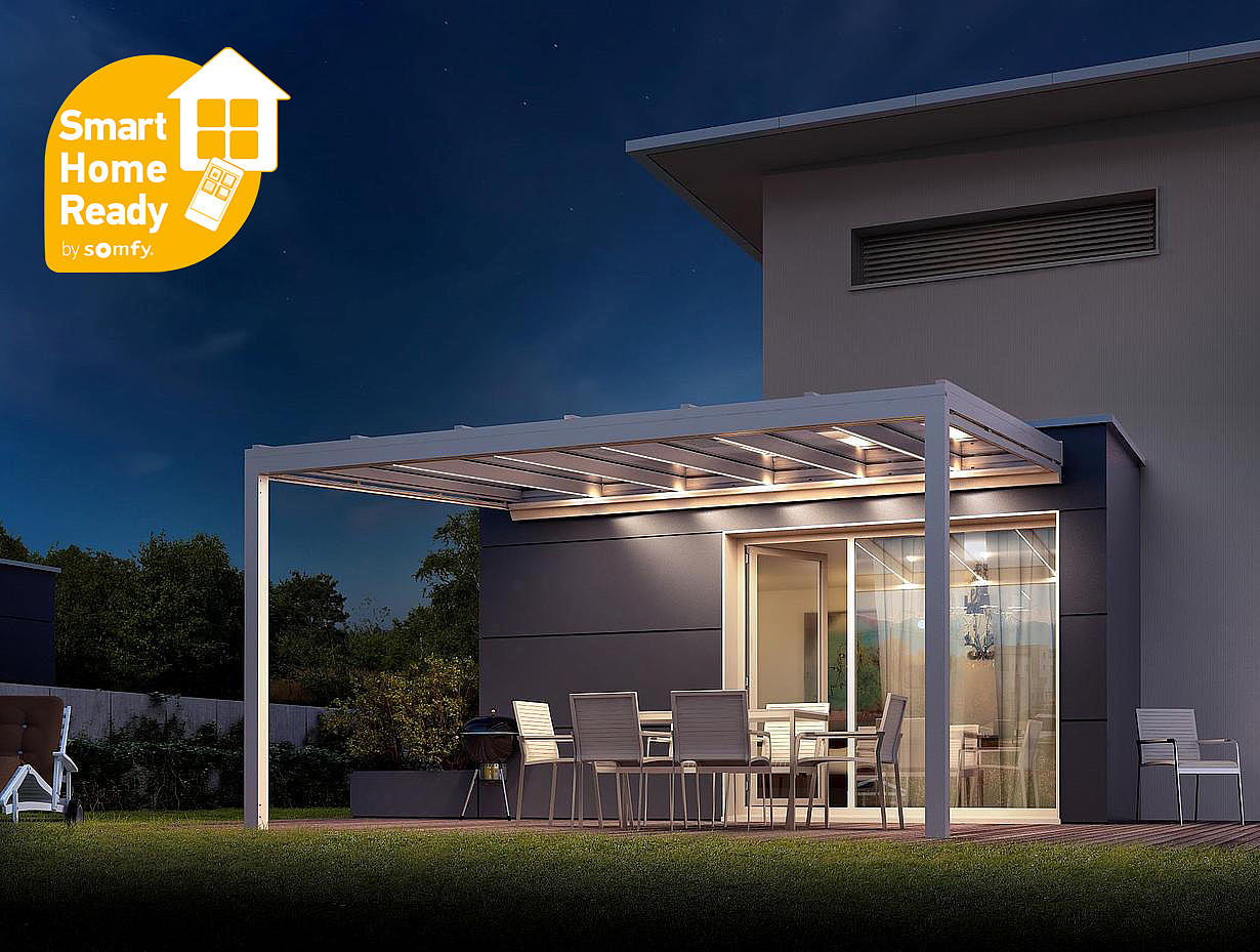 Glasdach für Terrasse NYON GP3100